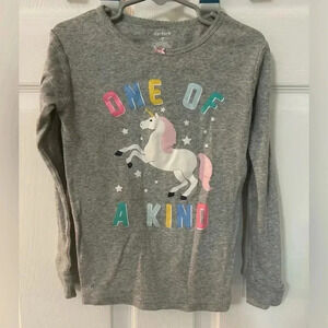 2 Carters girls pj tops and pants (3items)